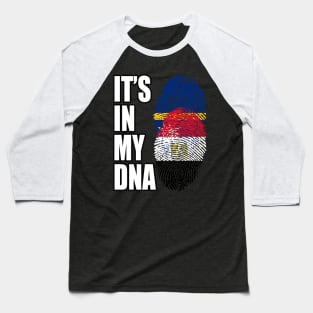 Egyptian And Nauruan Mix DNA Flag Heritage Baseball T-Shirt